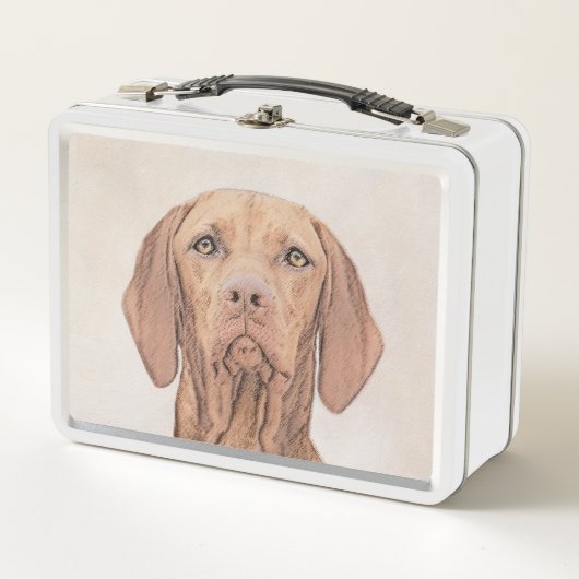Vizsla-schildering - Cute Original Dog Art (Voorkant)