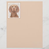 Vizsla-schildering - Cute Original Dog Art (Voorkant)