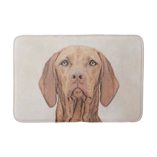 Vizsla-schildering - Cute Original Dog Art Badmat (Voorkant)