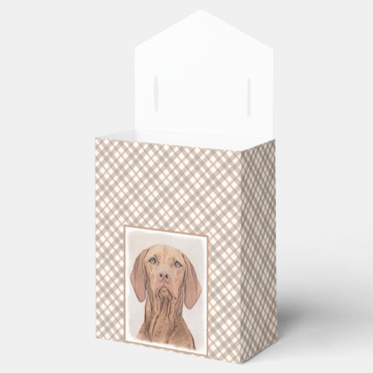 Vizsla-schildering - Cute Original Dog Art Bedankdoosjes (Geopend)