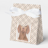 Vizsla-schildering - Cute Original Dog Art Bedankdoosjes (Voorkant Zijde)