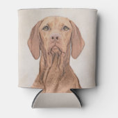 Vizsla-schildering - Cute Original Dog Art Blikjeskoeler (Voorkant)