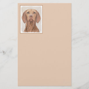 Vizsla-schildering - Cute Original Dog Art Briefpapier