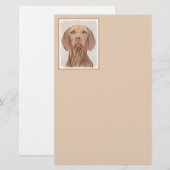 Vizsla-schildering - Cute Original Dog Art Briefpapier (Voorkant / Achterkant)