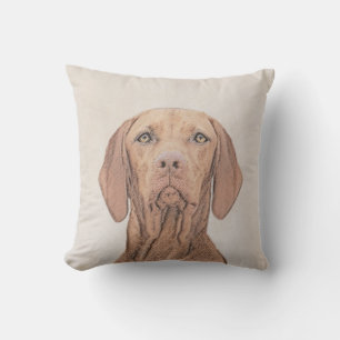 Vizsla-schildering - Cute Original Dog Art Buitenkussen