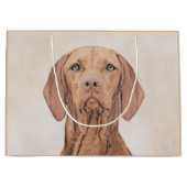 Vizsla-schildering - Cute Original Dog Art Groot Cadeauzakje (Voorkant)