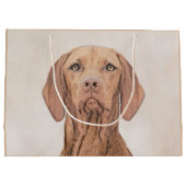 Vizsla-schildering - Cute Original Dog Art Groot Cadeauzakje (Achterkant)