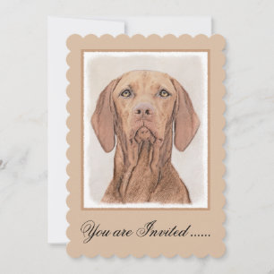 Vizsla-schildering - Cute Original Dog Art Kaart