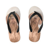 Vizsla-schildering - Cute Original Dog Art Kinder Teenslippers (Voetbed)