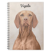 Vizsla-schildering - Cute Original Dog Art Notitieboek (Voorkant)