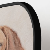 Vizsla-schildering - Cute Original Dog Art Pickleball Paddle (Links Detail)