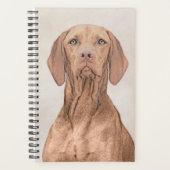 Vizsla-schildering - Cute Original Dog Art Planner (Voorkant)