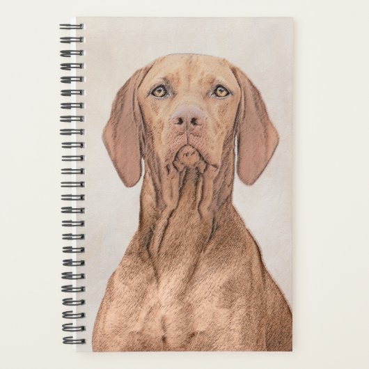 Vizsla-schildering - Cute Original Dog Art Planner (Voorkant)