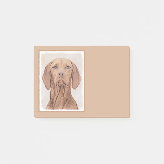 Vizsla-schildering - Cute Original Dog Art Post-it® Notes (Voorkant)