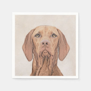 Vizsla-schildering - Cute Original Dog Art Servet