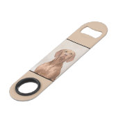 Vizsla-schildering - Cute Original Dog Art Speed Flessenopener (Achterkant Gekanteld)