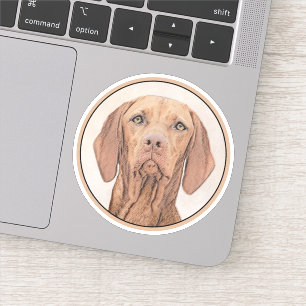 Vizsla-schildering - Cute Original Dog Art Sticker