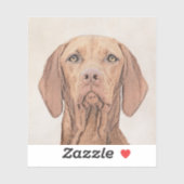 Vizsla-schildering - Cute Original Dog Art Sticker (Vel)