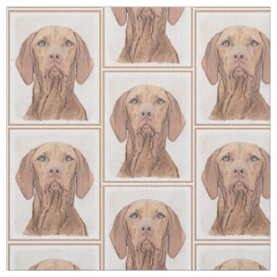 Vizsla-schildering - Cute Original Dog Art Stof