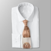 Vizsla-schildering - Cute Original Dog Art Stropdas (Gebonden)