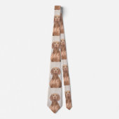 Vizsla-schildering - Cute Original Dog Art Stropdas (Voorkant)