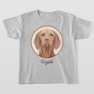 Vizsla-schildering - Cute Original Dog Art T-shirt