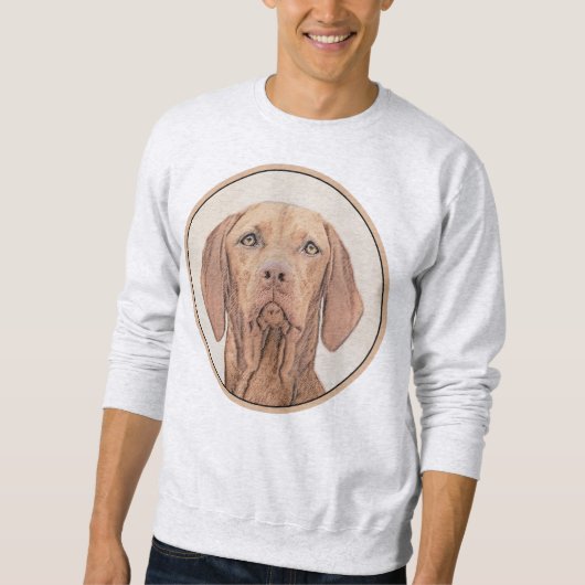 Vizsla-schildering - Cute Original Dog Art Trui (Voorkant)