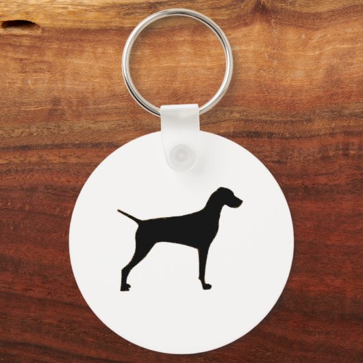 Vizsla silo black.png sleutelhanger (Voorkant)