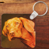 Vizsla Sleutelhanger (Achterkant)