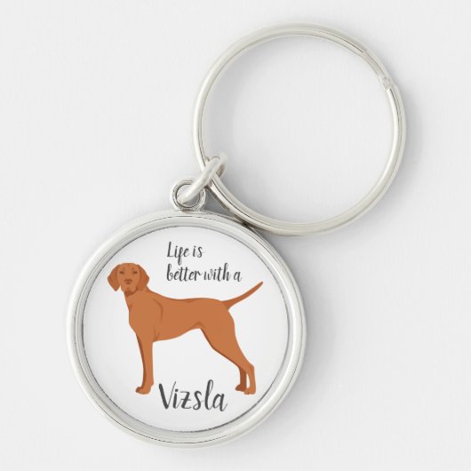 Vizsla Sleutelhanger (Voorkant)