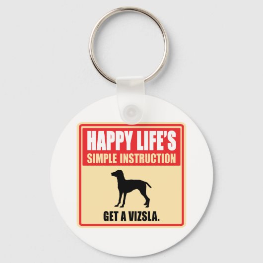 Vizsla Sleutelhanger (Voorkant)