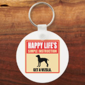 Vizsla Sleutelhanger (Voorkant)