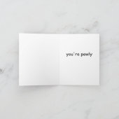 Vizsla - sorry dat je pawly bent (roze) kaart (Binnen)