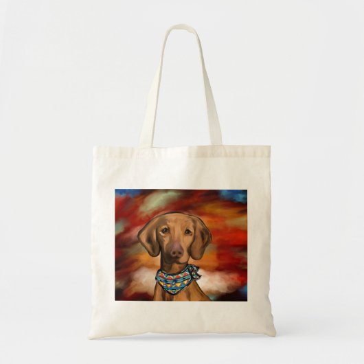 Vizsla Southwestern Tote Bag (Voorkant)