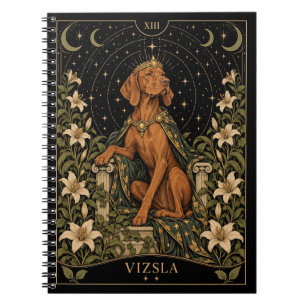 Vizsla, Starlit Tarot Kunst Notitieboek