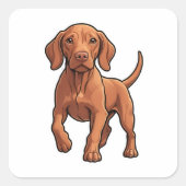 Vizsla Sticker (Voorkant)