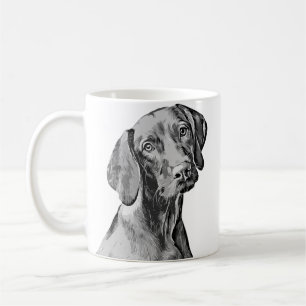 Vizsla Tekening Koffiemok