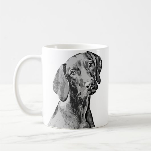 Vizsla Tekening Koffiemok (Links)