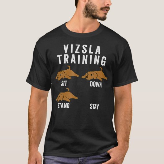 Vizsla Training Dog T-shirt (Voorkant)