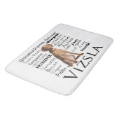 Vizsla Traits Bath Mat (Gekanteld)