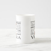 Vizsla Traits Bone China Mok (Voorkant)