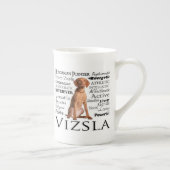 Vizsla Traits Bone China Mok (Rechts)