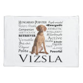Vizsla Traits Kussensloop (Achterkant)
