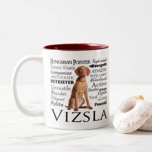 Vizsla Traits Mok (Met donut)