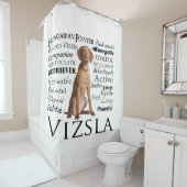 Vizsla Traits Shower Curtain Douchegordijn (In situ)