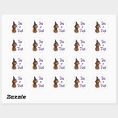 Vizsla Trick Ronde Sticker (Vel)