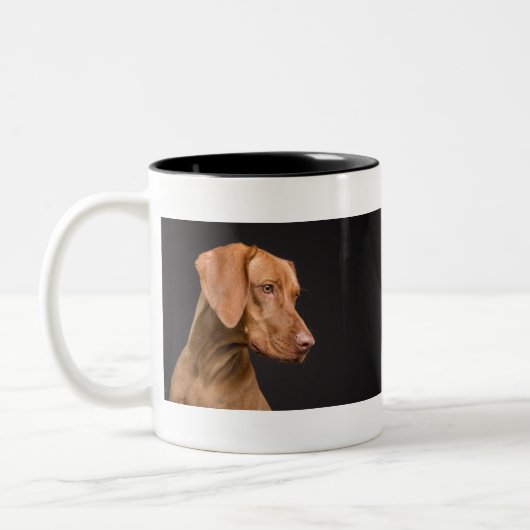 Vizsla Tweekleurige Koffiemok (Links)