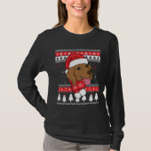 Vizsla Ugly Kerstmis T-shirt (Voorkant)