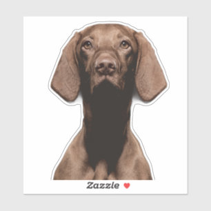 Vizsla uitknip sticker