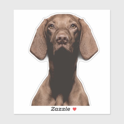 Vizsla uitknip sticker (Vel)